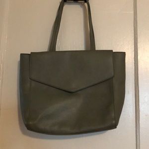 Olive green tote